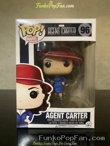 Funko Pop! Marvel Agent Carter #96 Vinyl Figure Bobblehead Vaulted Collectible With Protector - Funko Pop Figure