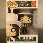 Funko Pop! Rocks Alice Cooper #68 Vinyl Figure Bobblehead Vaulted Collectible With Protector - Funko Pop Figure