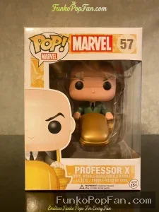 Funko Pop! Marvel X-Men #57 Professor X Vinyl Figure Bobblehead Vaulted Collectible With Protector - Funko Pop Figure