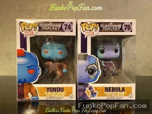 Bundle Funko Pop! Guardians of the Galaxy Yondu #74 / Nebula #76 Vinyl Figure Bobblehead Vaulted Col - Funko Pop Figure