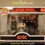 Funko Pop! AC/DC Angus Young #415 Vinyl Figure Bobblehead Vaulted Collectible With Protector - Funko Pop Figure