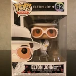 Funko Pop Rocks #62 Elton John (Greatest Hits) Vinyl Figure Bobblehead Vaulted Collectible With Prot - Funko Pop Figure