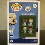 Funko Pop Football Manchester City #27 Sergio Aguero Vinyl Figure Bobblehead Vaulted Collectible Wit - Funko Pop Figure