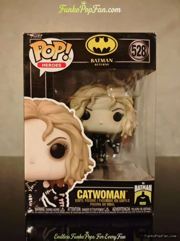 Funko Pop! DC Comics Batman Returns #528 Catwoman Vinyl Figure Bobblehead Vaulted Collectible With P - Funko Pop Figure