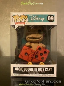 Funko Pop! Disney Trains Oogie Boogie in Dice Cart #09 Vinyl Figure Bobblehead Vaulted Collectible W - Funko Pop Figure
