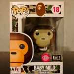 Funko Pop! A Bathing Ape #18 Baby Milo (Flocked Bait Exclusive) Vinyl Figure Bobblehead Vaulted Coll - Funko Pop Figure