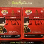 Bundle Funko Pop! DC Heroes #374 X2 Batman (Black and Blue Imperial Funko Shop Exclusive Limited Edi - Funko Pop Figure