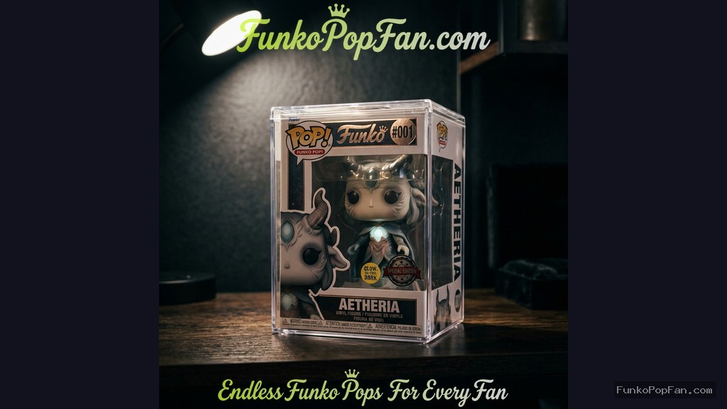 Rare vaulted Funko Pop figures collection on display