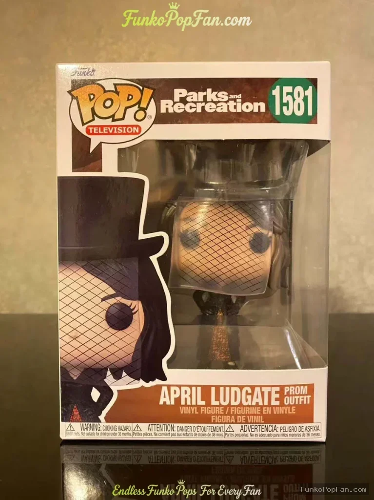 Funko Pop Television #1581 April Ludgate (From Outfit) Vinyl Figure Bobblehead Vaulted Collectible W - Funko Pop Figure