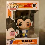 Funko Pop! Animation Dragon Ball Z #10 Vegeta Vinyl Figure Bobblehead Vaulted Collectible With Prote - Funko Pop Figure