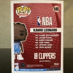 Funko Pop! Basketball Clippers #145 Kawhi Leonard Vinyl Figure Bobblehead Vaulted Collectible With P - Funko Pop Figure