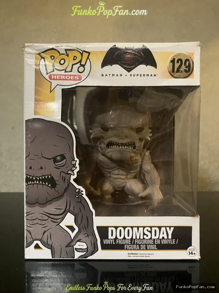 Funko Pop! Heroes Batman v Superman #129 Doomsday (Convention Exclusive 2016) Vinyl Figure Bobblehea - Funko Pop Figure