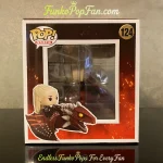 Funko Pop! Rides House of the Dragon Rhaenys Targaryen with Meleys #124 Vinyl Figure Bobblehead Vaul - Funko Pop Figure