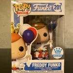 Funko Pop! Birthday Freddy Funko #201 Vinyl Figure Bobblehead Vaulted Collectible With Protector - Funko Pop Figure