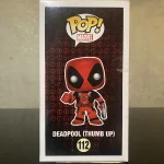 Funko Pop! Marvel #112 Deadpool Vinyl Figure Bobblehead Vaulted Collectible With Protector - Funko Pop Figure